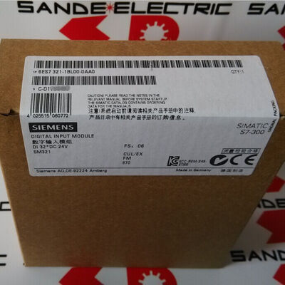 6ES7321-1BL00-0AA0 SIEMENS 6ES73211BL000AA0 6ES7 321-1BL00-0AA0 ورودی دیجیتال