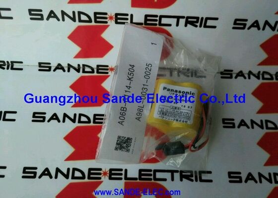 باتری سرو پاناسونیک A06B-6114-K504 A98L-0031-0025 A06B6114K504 A98L00310025 AO6B-6114-K5O4 A98L-OO31-OO25