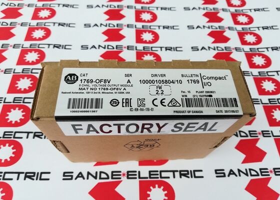 یک ماژول خروجی ولتاژ 8 کانال AB 1769-OF8V 1769OF8V 1769-0F8V