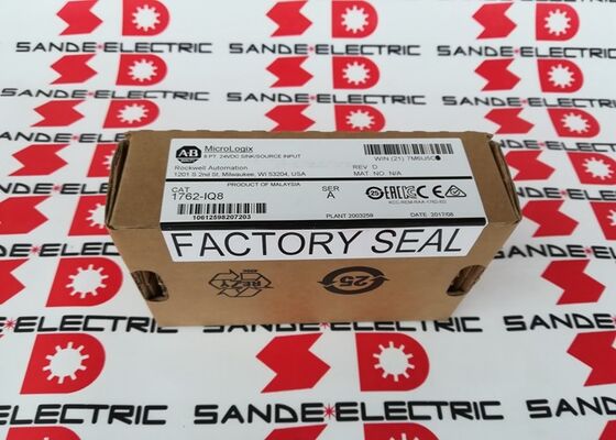 AB آلن جدید بردلی 1762-IQ8 24VDC ماژول ورودی منبع سینک 762IQ8