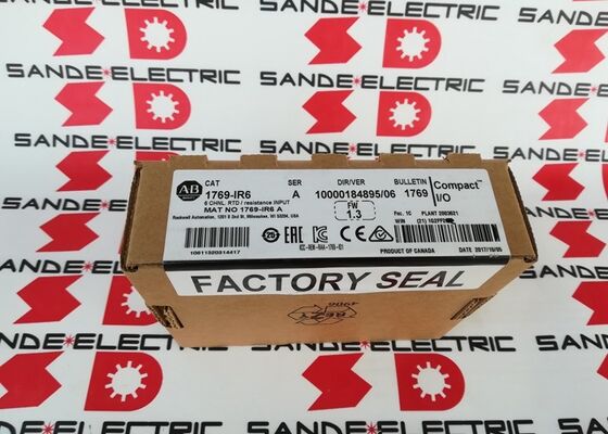 یک ماژول ورودی جدید آلن بردلی 1769-IR6 CompactLogix 6 Channel RTD/Resistance