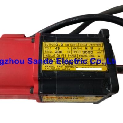 موتور AC Fanuc A06B-0253-B100 A06B0253B100 AO6B-O253-B1OO