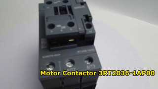 ویدئوی نمایش محصول Siemens 3RT2036-1AP00 SIRIUS Power Contactor